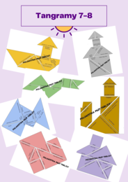 Lekturowe tangramy 7-8 pakiet Latarnik Balladyna Quo vadis Pan Tadeusz Zemsta Mały Książę