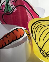 Opaski - Warzywa- „Na straganie” - 15 warzyw