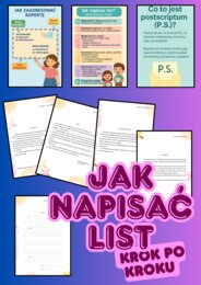 Jak napisać list krok po kroku – zestaw edukacyjny z 10 gotowymi listami
