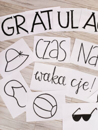 GAZETKA - "Gratulacje! Czas na wakacje!"