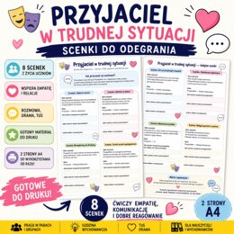 Scenki. Przyjaciel w trudnej sytuacji