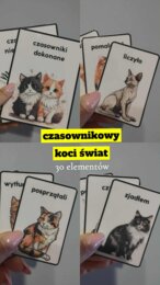 "Czasownikowy koci świat" - czasowniki dokonane i niedokonane