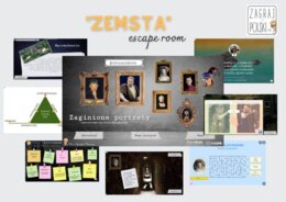 Wirtualny escape room – „Zemsta” Aleksandra Fredry