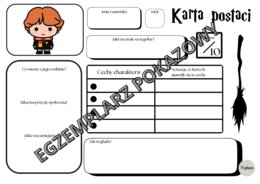 Karty postaci - "Harry Potter i Kamień Filozoficzny"