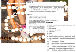 Gra planszowa dla klasy 7 "Aparat ruchu"