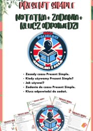 Pakiet Nauki Present Simple: Notatki, Ćwiczenia i Klucz Odpowiedzi