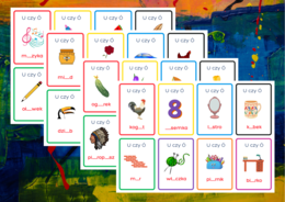 KARTY ORTOGRAFICZNE - U/Ó - 80 szt. - ortografia