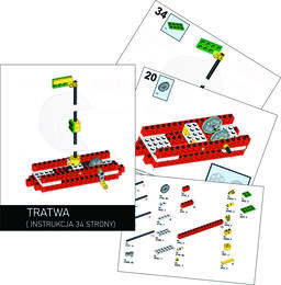 Instrukcja tratwa LEGO ® Education Maszyny Proste (nr 9689), simple machines set- robotyka dla dzieci
