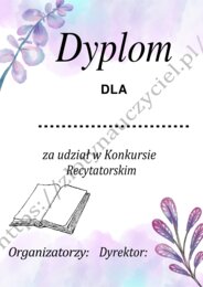 Dyplomy - konkurs