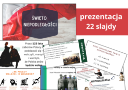 Prezentacja – Święto Niepodległości | Lekcja patriotyczna/ Gotowy materiał edukacyjny