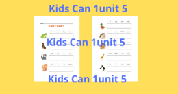 Kids Can 1 unit 5 what can animals do