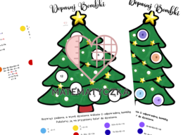 Dopasuj Bombki i Wyrażenia Algebraiczne i Równania klasa 7 8 Matematyczka Martyna Rozalia