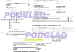 Opowieści z Narnii - sprawdzian ze znajomości lektury, test + klucz odpowiedzi