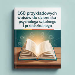 160 przykładowych wpisów do dziennika psychologa szkolnego i przedszkolnego