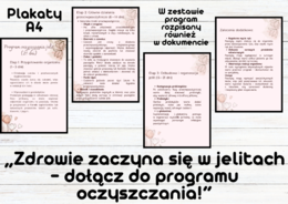 21-dniowy Program Oczyszczania Jelit – Twój Klucz do Zdrowia i Energii! - gazetka - edukacja zdrowotna