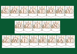 DZIEŃ ZWIERZĄT - girlanda – gazetka –biblioteka - wersja 1