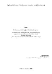 „Biuro dzieci znalezionych” Andrzeja Marka Grabowskiego – Opracowanie: Wardzińska Ariadna – Scenariusz lekcji dla 2-3 klasy, Dolnośląska Biblioteka Pedagogiczna we Wrocławiu