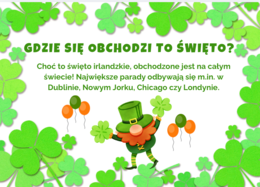 DZIEŃ ŚWIĘTEGO PATRYKA - gazetka szkolna 17 marca