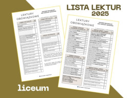 Lista (checklista) lektur – liceum