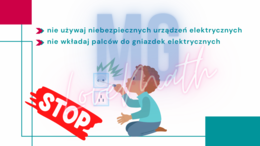 Bezpieczne wakacje - gazetka - prezentacja, napis, kolorowanki