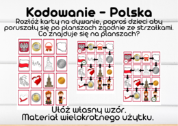 Kodowanie Polska Święto Niepodległości, Święto Pracy, Święto Flagi, Święto uchwalenia Konstytucji 1.05. 3.05. 11.11