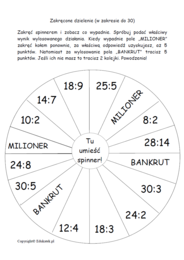 Zakręcone dzielenie - gry matematyczne