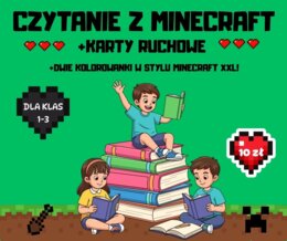 🟩Przygody Blokowego Świata – 40 Czytanek + 36 Kart Ruchowych+GRATIS!🟩