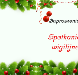 Zaproszenie - Wigilia klasowa, Boże Narodzenie, jasełka, 2 wersje
