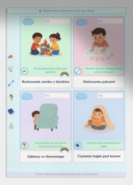 Karty Obrazkowe: "Deszczowe inspiracje"