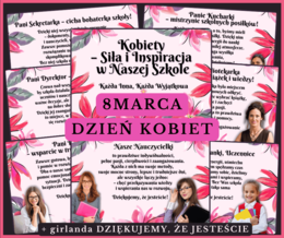 KOBIETY SIŁA I INSPIRACJA W NASZEJ SZKOLE
