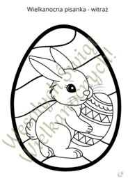 Wielkanocne pisanki - kolorowanki - witraże dla wielu grup wiekowych