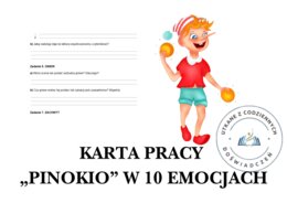 Karta pracy- ,,Pinokio" w 10 emocjach