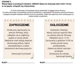 ZAPROSZENIE i OGŁOSZENIE na e8