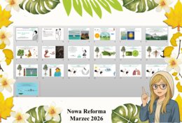 Prezentacja multimedialna w genial.ly do edycji „Jak żyje się na lądzie?” wykonana na podstawie podręcznika „Przyroda” Nowa Era. Przyroda 4. Dział „Życie na lądzie”.