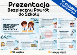 Prezentacja multimedialna „Bezpieczny powrót do szkoły 2025/2026” (klasy 1–3)