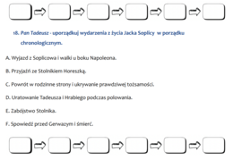 Lektury - chronologia wydarzeń (E8)