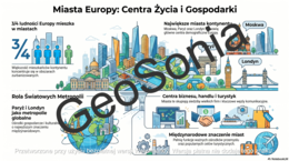 Wielkie miasta Europy: Paryż i Londyn geografia klasa 6 sketchnotka