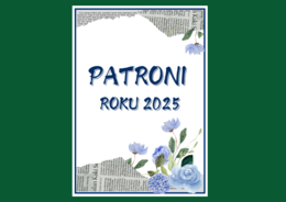 PATRONI ROKU 2025 – gazetka – biblioteka – język polski – 11 stron – wersja 2