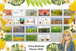 Prezentacja multimedialna w genial.ly do edycji „Co rośnie na polu?” wykonana na podstawie podręcznika „Przyroda” Nowa Era. Przyroda 4. "Odkrywam przyrodę". Dział „Życie na lądzie”.