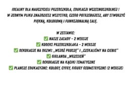 MEGA ZESTAW DEKORACJI DO SALI