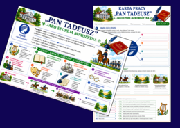 PAN TADEUSZ - jako epopeja nowożytna – infografika + karta pracy dla klas 7–8