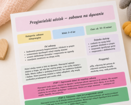 Przyjacielski uścisk – zabawa na dywanie