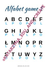 Alfabet games - ćwiczenie koncentracji