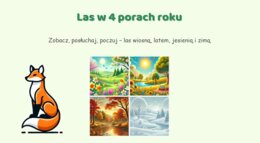 Las w 4 porach roku. Prezentacja.