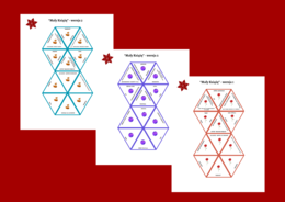 " MAŁY KSIĄŻĘ" – kl. 4-8 – trimino 12 elementów