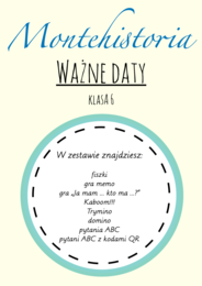 Ważne daty klasa 6