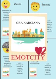 Autorska gra karciana Emotcity2 - rozwój kompetencji emocjonalno-społecznych