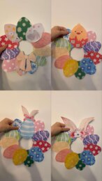 Wielkanocny wieniec - wersja w kolorze