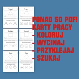Karty Pracy – Kształty | Edukacja Przedszkolna | Do Druku