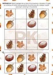 Jesienne Sudoku (12 kart pracy)